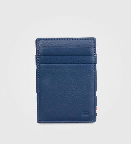 Moška usnjena denarnica v modri barvi- napa
